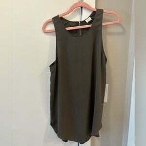 Wilfred Aritzia Olive Sleeveless Tank Top
